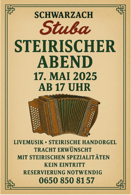steirischer Abend Veranstaltung Steirischer Abend
